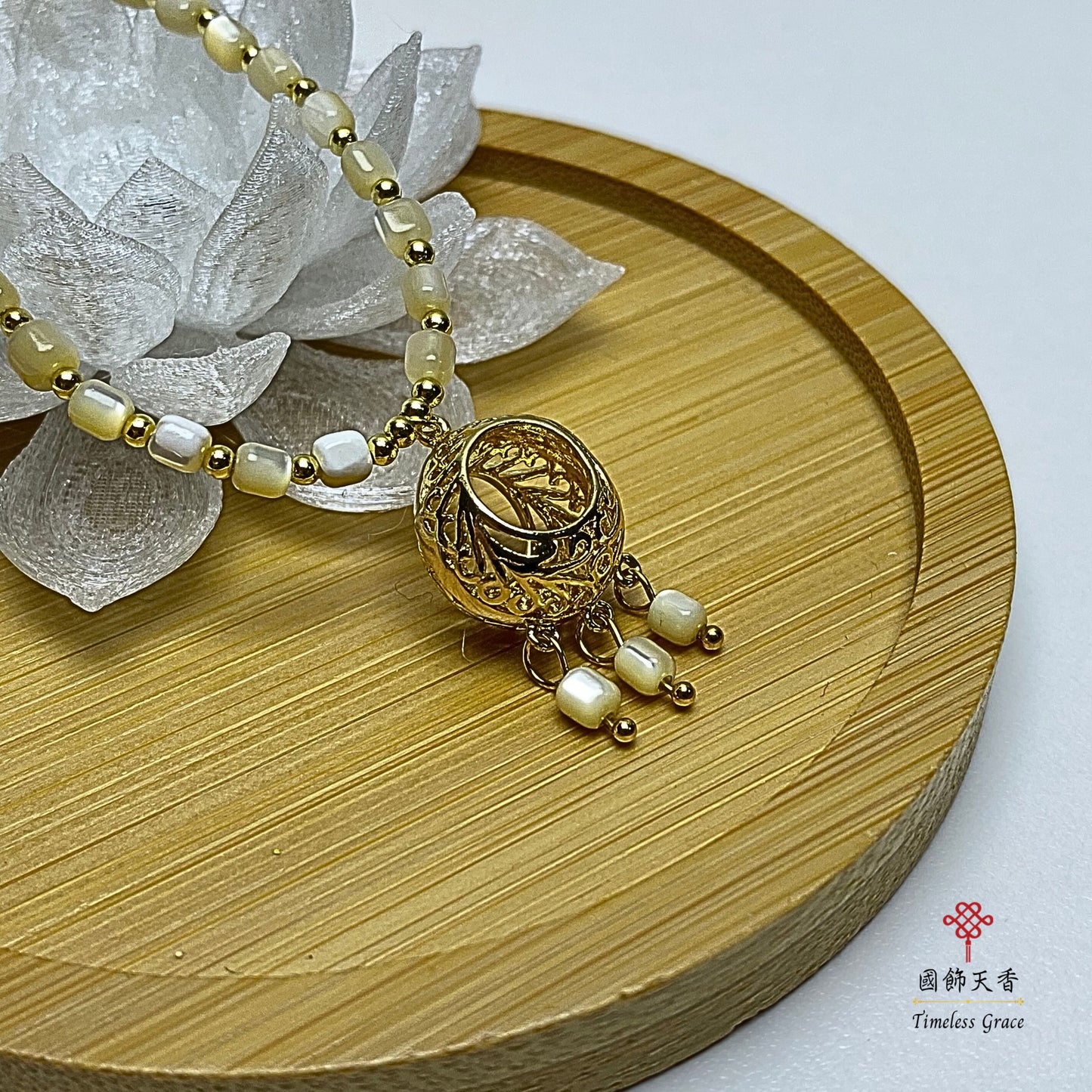TimelessGrace cat stone necklace