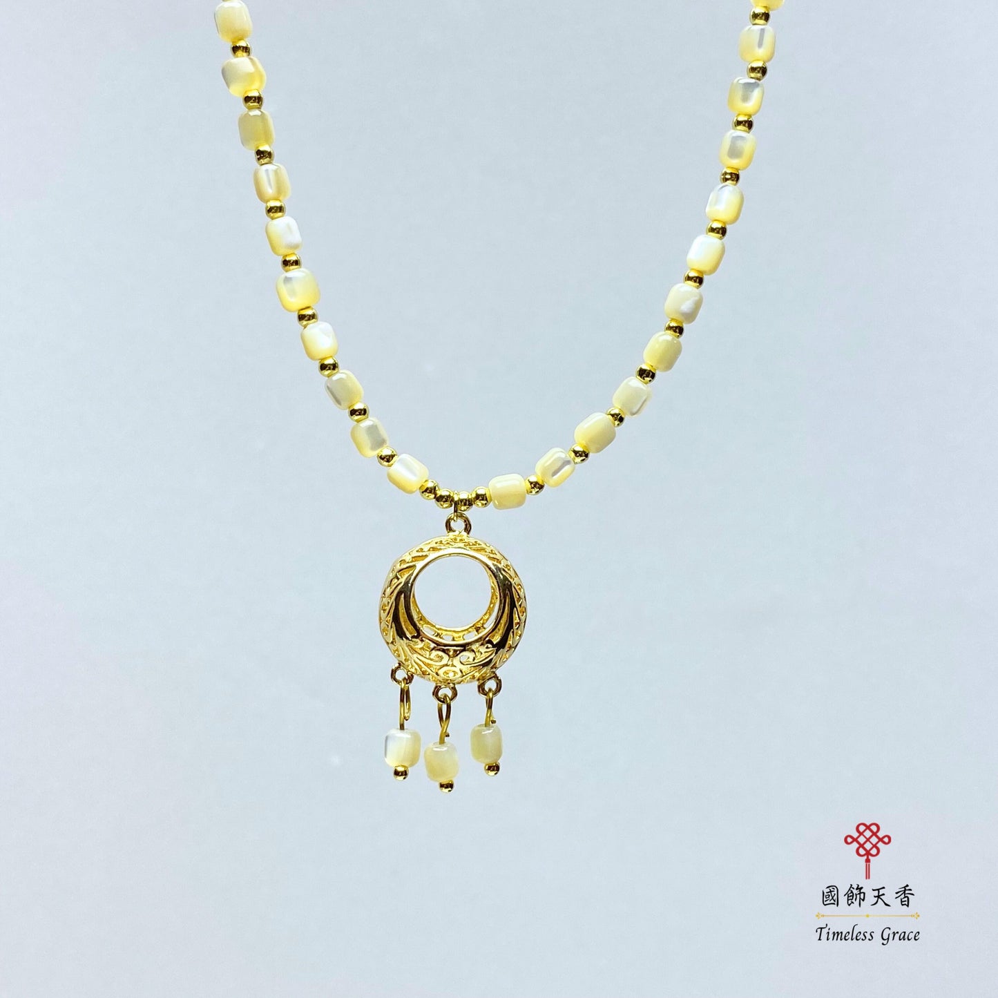 TimelessGrace cat stone necklace