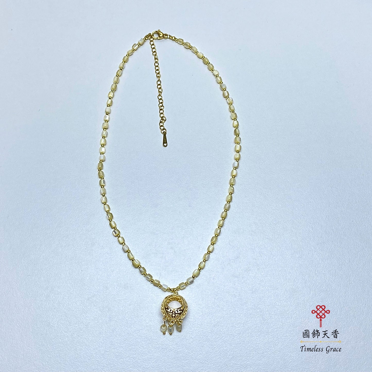 TimelessGrace cat stone necklace